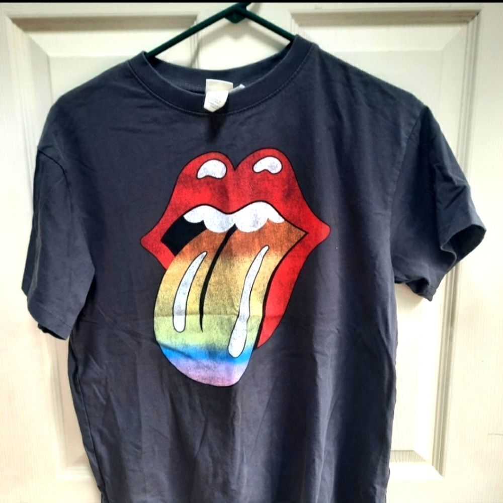 H&M Rolling Stones Gay Pride Short Sleeve T Shirt Size S
